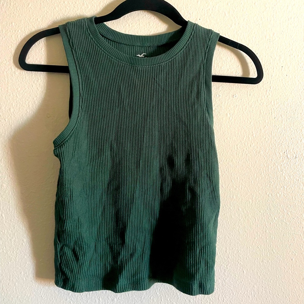 Hollister Womens ribbed high neck tanks bundle